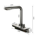 GobekUsa Digital Display Pull Out Kitchen Faucet - Single Hole Temperature Mixer