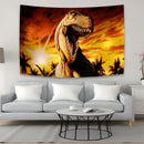 GobekUsa Dinosaur Tapestry Wall Hanging - Psychedelic Decoration for Bedside or Wall