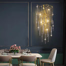 GobekUsa Crystal Wall Lamp Living Room Bedroom Bedside Art Light