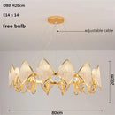 GobekUsa Crystal Chandelier Pendant Light: Modern Luxury Luminaria for Living Room Décor