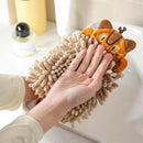 GobekUsa Cat Kitchen Hand Towel Microfiber Chenille Super Absorbent Quick-dry Home Towel