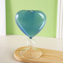 GobekUsa Heart Shaped Glass Mug Set for Couples - Cocktail, Tea, Coffee, Beer Glassware Drinkware