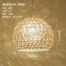 GobekUsa Hand Woven Rattan Pendant Lights Chandelier Bamboo Modern Living Room Decor