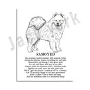 GobekUsa Dog Breed Poetry Poster Collection: Vizsla, Pomeranian, Manchester Terrier, and More