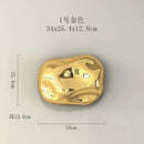 GobekUsa 3D Gold Stone Wall Hanging Ornaments for Stylish Room Decor