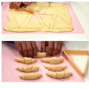 GobekUsa Croissant Maker Machine Bread Line Mould Dough Sheet Pastry Tools
