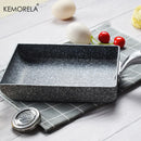 GobekUsa Japanese Medical Stone Non-Stick Frying Pan | Tamagoyaki Omelette Pan