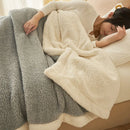 GobekUsa Coral Fleece Blanket: Super Soft Single Size Sofa Cover for Office, Cozy Nap Blanket