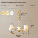 GobekUsa Copper American Chandelier: Modern Luxury for Living Room, Bedroom, and Restaurant