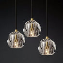 GobekUsa K9 Crystal Pendant Lights: Modern Nordic Gold Hanging Lamp for Living Room, Kitchen Home Decor.