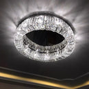 GobekUsa Crystal LED Ceiling Lamp for Chic Living, Bedroom, and Dining Room