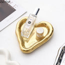 GobekUsa Heart-Shaped Jewelry Stand Tray: Earrings & Necklace Display Plate