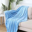 GobekUsa Cozy Flannel Warm Blanket: Soft Plush Coral Fleece Bed Cover & Shawl