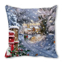 GobekUsa Christmas Short Plush Pillowcase 45x45cm Home Decor