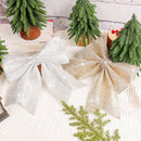 GobekUsa Diamond Bow Pendant x2 Holiday Tree Decoration Shimmering Sparkling Ornament