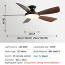 GobekUsa 56" Modern Ceiling Fan with Remote Control for Bedroom and Restaurant