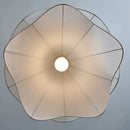 GobekUsa Cream Fabric LED Pendant Lights - Nordic Minimalist Style Chandelier for Home Decor