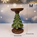GobekUsa Christmas Tree Candle Holder: Festive Tabletop Decor Figurine