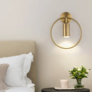 GobekUsa Brass Ring LED Wall Light for Home Decor and Ambiance