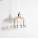 GobekUsa Clear Glass LED Pendant Lights for Home Decor and Lighting