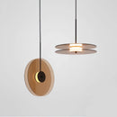 Modern Scandinavian White Glass Bedside Pendant Light