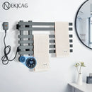 GobekUsa Digital Touch Bathroom Towel Warmer Rack - Smart Home Aluminum Dryer