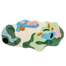 GobekUsa Luxe 3D Hand Tufted Moss Carpet - Children's Room Irregular Rug