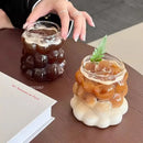 GobekUsa Heat-Resistant Grape Glass Cup Set: Transparent Drinking Cups for Coffee, Tea, Juice & Beer
