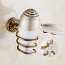 GobekUsa Antique Bathroom Shelf Towel Rack Set with Bath Hardware & Toilet Brush Holder