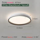 GobekUsa LED Ceiling Lamp: Simple Modern Round Study Bedroom Balcony Light