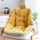 GobekUsa Cartoon Velvet Chair Cushion with Back Support