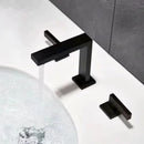 GobekUsa Brass Black Basin Faucet | Antique Waterfall Sink Faucet | Hot & Cold 3-Hole Faucet