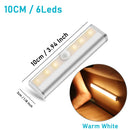 GobekUsa LED Motion Sensor Night Light for Cabinets Wardrobe Bedroom - 6/10 LEDs