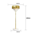 GobekUsa Gold Black Crystal Chandeliers LED Ceiling Light for Luxe Living & Hospitality