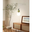 GobekUsa Cream Style Modern Minimalist Nordic Pendant Light for Master Bedroom