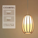 GobekUsa Bamboo Pendant Lamp: Japanese Zen Tea Room Hanging Light for Home Decor