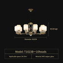 GobekUsa Chinese Jade Chandelier | Modern Duplex Villa Lighting