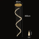 GobekUsa LED Pendant Staircase Chandeliers for Living Room - Modern Indoor Lighting
