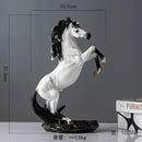 GobekUsa Elegant Horse Resin Statue for Home Office Decor