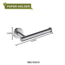 GobekUsa Brushed Gold Bathroom Accessories Set Hand Towel Bar Rack Toilet Paper Holder
