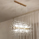 GobekUsa Dandelion Chandelier LED Pendant Lamp for Dining Room Bedroom Shops