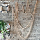 GobekUsa Decorative Fishing Net Wall Hanging, Nautical Marine Home Decor Accessory