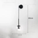 GobekUsa Glass Ball Wall Lamp - Nordic Retro LED Lighting Fixture