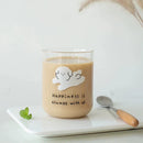 GobekUsa Cute Dog Glass Cup: Heat-resistant Cartoon Coffee Milk Juice Drinking Glass
