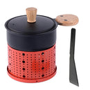 GobekUsa 3-in-1 Raclette Fondue Set with DIY Pot and Table Grill