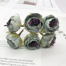 GobekUsa Blue Flower Stamen Berries Bundle for DIY Wedding Cake Decor