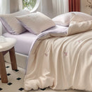 GobekUsa Ice Silk Bedding Sets for Cool Summer Sleep. Skin-Friendly Quilt Cover for Adults & Kids.