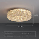 GobekUsa Crystal LED Ceiling Chandelier: Modern Luxury for Living Room Bedroom Home Decor
