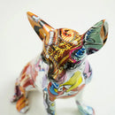 GobekUsa Chihuahua Dog Sculpture Resin Statue Pop Art Modern Home Decor