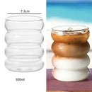 GobekUsa Gourd Shape Glass Cup Set for Coffee, Whiskey, Wine, Yogurt - 300/520ml